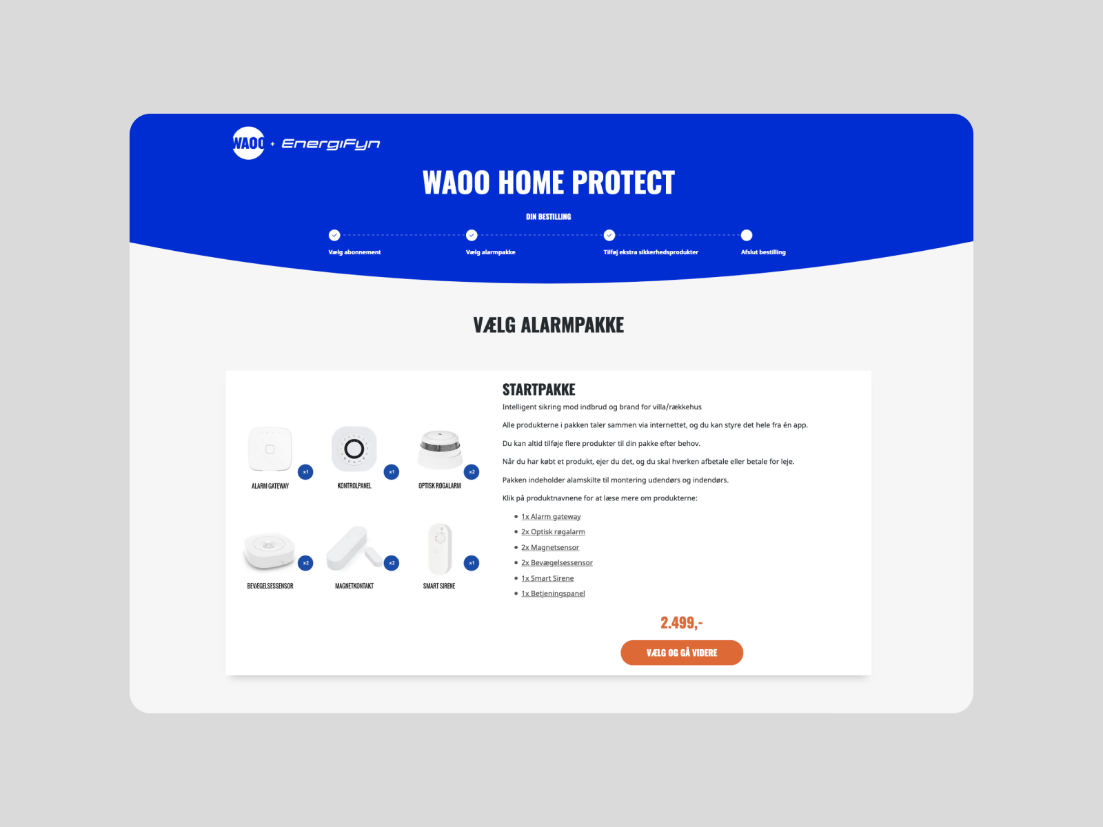 Dansk ecommerce webshop case for Waoo